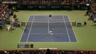 Tsonga Knocks Out Federer In Thursday Montreal Night Highlights [upl. by Daukas86]