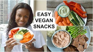 Easy Vegan Snacks for after School amp Work  Raw [upl. by Anaeel992]