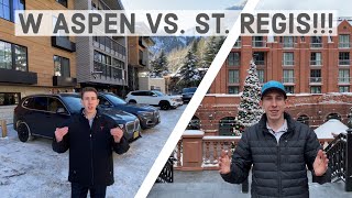 Quick Comparison The W Hotel Aspen Vs The St Regis Aspen [upl. by Einahpts]