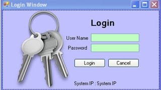 Create Login Window in C step by step [upl. by Neall902]