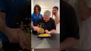 CRAZY ITALIAN CARBONARA😂 food italianfood pasta carbonara foodie albertcancook cooking yummy [upl. by Allehcim892]