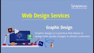 Web Design by SynapseIndia using Graphic Design [upl. by Oralee757]