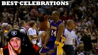 Boofy Reacts to 3pt celebrations but they get increasingly more creative [upl. by Llerdna]