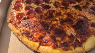 Crazy Pepperoni Lews Pizza Wings and Things Crazy Pizza by YYZ REVIEW [upl. by Summer]