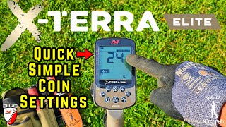 MINELAB XTERRA ELITE Best Setup For Coins amp Rings Avoiding The Trash👌 Live Digs amp TIDs Shown [upl. by Resneps]