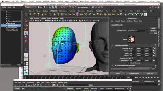 How To Create a 2D Projection Texture Map in Maya [upl. by Robin809]