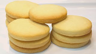 3 Ingredient Shortbread Cookies  Easy and Delicious Shortbread Cookies [upl. by Elvera]