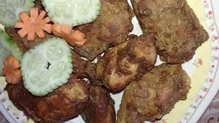 steam fried chickenNasima Chowdhury easy recipe homemade [upl. by Saibot74]