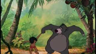 Le Livre de la Jungle  Extrait Exclusif  Chanson quotIl en faut peu pour être heureuxquot  Baloo [upl. by Innoj]