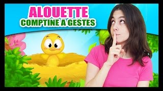 Alouette gentille alouette  Comptines à gestes pour les petits  Titounis [upl. by Oidale153]