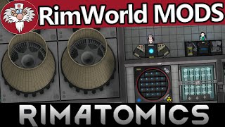 ТОП МОДЫ RimWorld  Rimatomics 1 часть  Постройка и запуск реактора  Чем опасна радиация [upl. by Sirama]