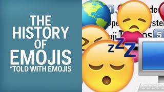 The History Of The Emoji Told Entirely In Emojis [upl. by Ahsitra100]