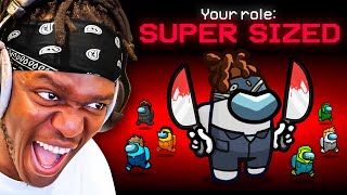 SIDEMEN AMONG US BUT THE IMPOSTER IS SUPER SIZED [upl. by Ahsiym493]