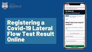 Registering a Lateral Flow Test Result Online [upl. by Shriner872]