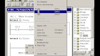 Siemens Step 7 Tutorial  Come cambiare linguaggio programmazione LAD STL FBD [upl. by Yerbua]