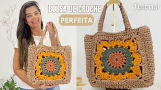 😱🤩VOCÊ PRECISA DESSA BOLSA DE CROCHÊ😍Bag Boho Chic Linda e Facil um Sucesso [upl. by Kwan402]