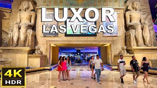 4K HDR Luxor Las Vegas Walking Tour  June 2024  Las Vegas Strip [upl. by Carey]