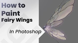 How to paint Fairy Wings tutorial [upl. by Willabella657]