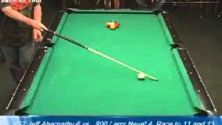 Larry Nevel vs Jeff Abernathy at the Great Southern Billiard Tour Championships [upl. by Conant]