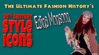 20th CENTURY STYLE ICONS Edina Monsoon [upl. by Etnahsa570]