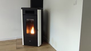 Piec na pellet z dystrybucją gorącego powietrza Cadel Atena Plus 12kW [upl. by Maida]