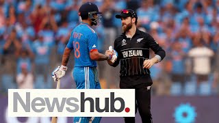 Cricket World Cup Blackcaps sportsmanship during semifinal SLAMMED  Newshub [upl. by Ecirahc]