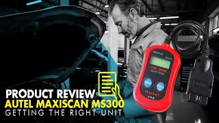 Autel Maxiscan MS300 OBD2 Scanner Review A Comprehensive Look at This Affordable Scan Tool [upl. by Oibirot697]