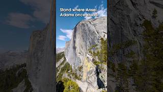 Yosemite Diving Board Stand Where Ansel Adams Once Stood 😮 [upl. by Atahs]