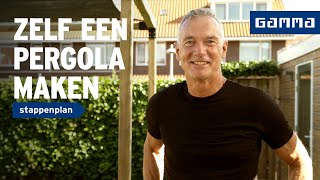 Pergola bouwen zo maak je een pergola in je tuin  GAMMA [upl. by Lasyrc676]