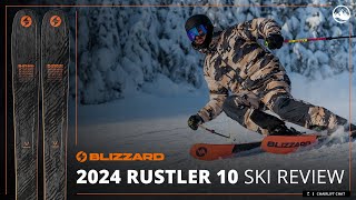 2024 Blizzard Rustler 10 Ski Review with SkiEssentialscom [upl. by Airamalegna]