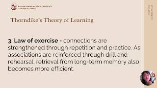 Theories of Learning Behaviorism Thorndike Skinner Tolman and Bandura [upl. by Diraj]