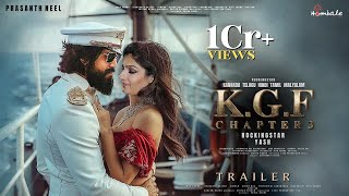 KGF Chapter 3  Trailer  HINDI  Rocking Star Yash  Prabhas  Raveena Tondon  Prashanth Neel 3 [upl. by Darius]