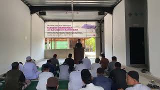 Khutbah Jumat Mesjid Maemunah Banteran YAI 07 September 2024 M alhudaalislamitv alwaysbeready [upl. by Hudis]