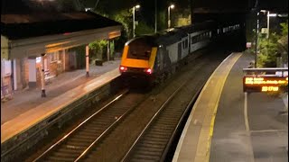 Intercity 125 I7C Class 43 43034 amp 43183 pass Aberdour Station [upl. by Jaycee172]