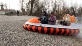 Personal hovercraft MAD81music video hovering amphibian rescue boat madhovercrafteu [upl. by Nachison]