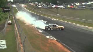 DAIGO SAITO vs CHELSEA DENOFA During Top 32 in Atlanta Formula Drift Round 2 2012 [upl. by Eiba]