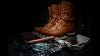 Conditioning my grail boots [upl. by Nagyam]