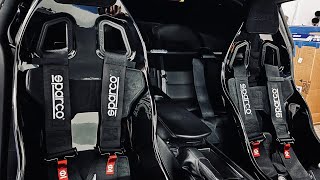 Installed some Sparco Ultra QRT Composite seats in the GTR [upl. by Nanon]