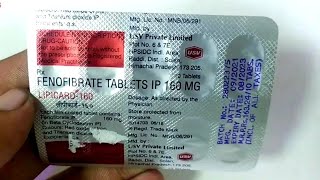 TGR Tablet  FENOFIBRATE TABLETS IP 160mg  TGR Tablet Uses Side effects Benefits Dosage Review [upl. by Cyrano269]