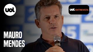 Mauro Mendes fala de Reforma tributária governo Lula Bolsonaro inelegível  UOL Entrevista [upl. by Norris222]