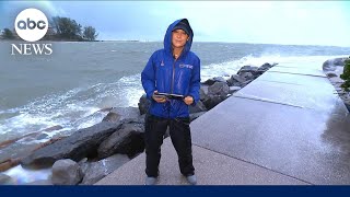 Hurricane Debby makes landfall in Florida [upl. by Anaoy985]