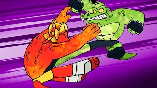 Battle Rockjaw ⚡️ HEROES OF GOO JIT ZU  Two Hour Epic  Cartoon For Kids [upl. by Lejeune]