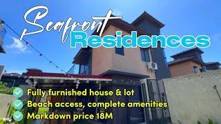 NOTS013 Seafront residences furnished house amp lot 4 bedrooms w view deck ocean amp mountain view [upl. by Ydnirb]