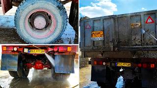 How To Wash Muddy Gray Benz Truck MUDDIEST TRUCK EVER Satisfying DEEP Clean Detailing ASMR [upl. by Niltiak]