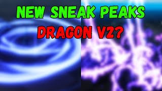 ⚔️NEW SWORD and 🐲DRAGON V2  NEW SNEAK PEAKS  King Legacy Update 500 [upl. by Ardni]