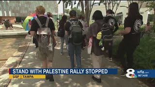 Expelled student group unable to rally on USF campus [upl. by Jobie137]