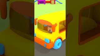 Sing with Leo The Wheels On The Bus Go Round And Round song for kids amp Nursery rhymes shorts [upl. by Teak]