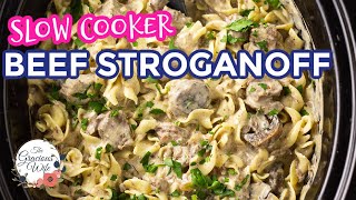 Slow Cooker Beef Stroganoff [upl. by Ahsela488]