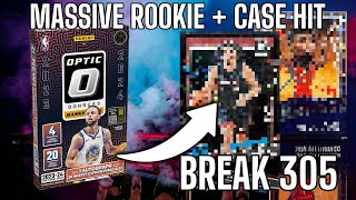 MASSIVE ROOKIE amp CASE HIT  Break 305  Optic Basketball Hobby Half Case PYT Break [upl. by Chrisoula]