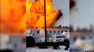 A Drone Attack Deep Inside Russia Hit A Kamikaze Drone Factory [upl. by Eillom]